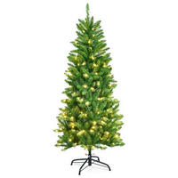WEIHNACHTSBAUM Grün - Grün, Kunststoff (150cm) - COSTWAY