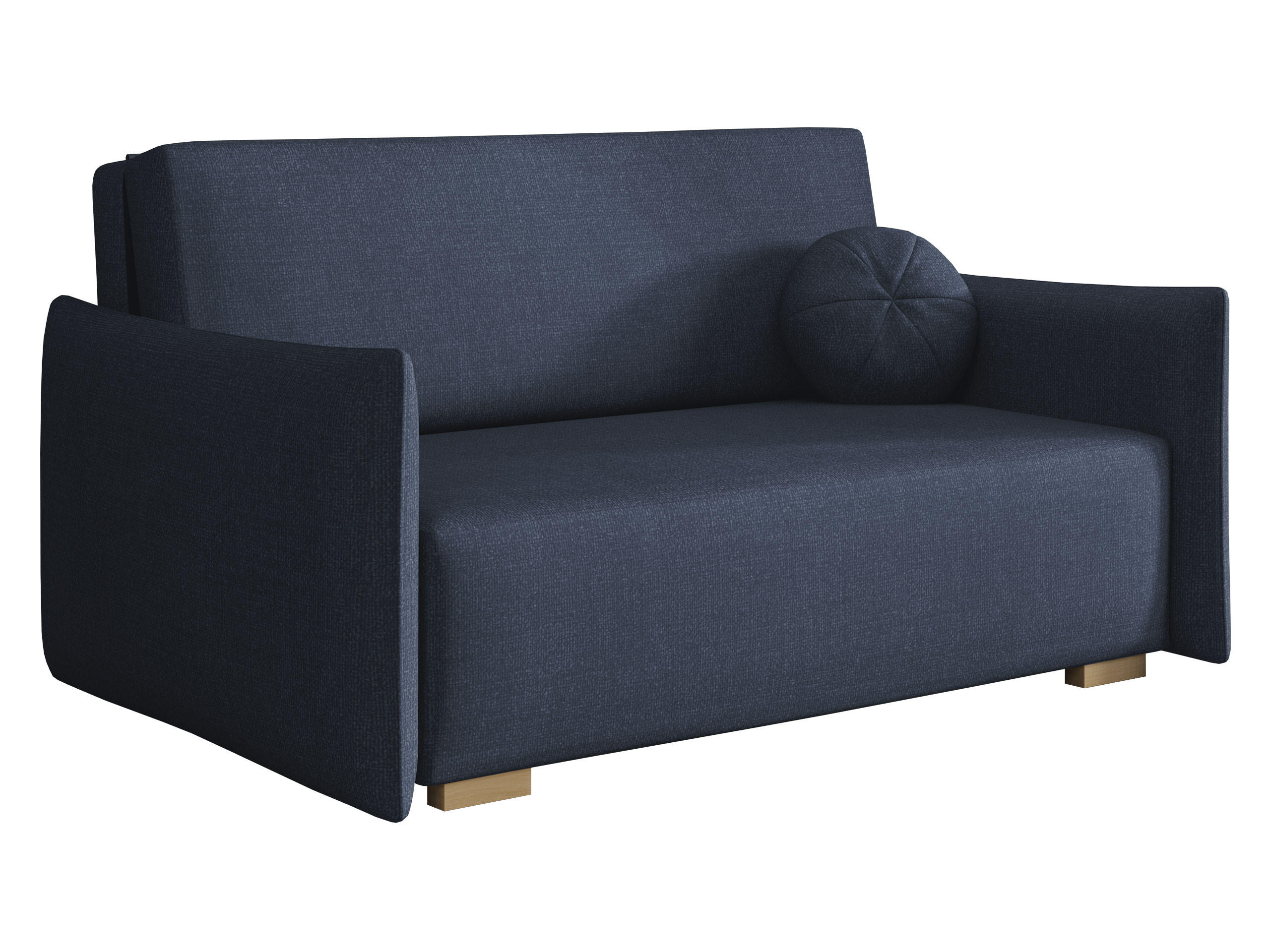 SCHLAFSOFA Viva Glov III - Blau/Naturfarben, Holz/Textil (157/85/98cm) - MIRJAN24