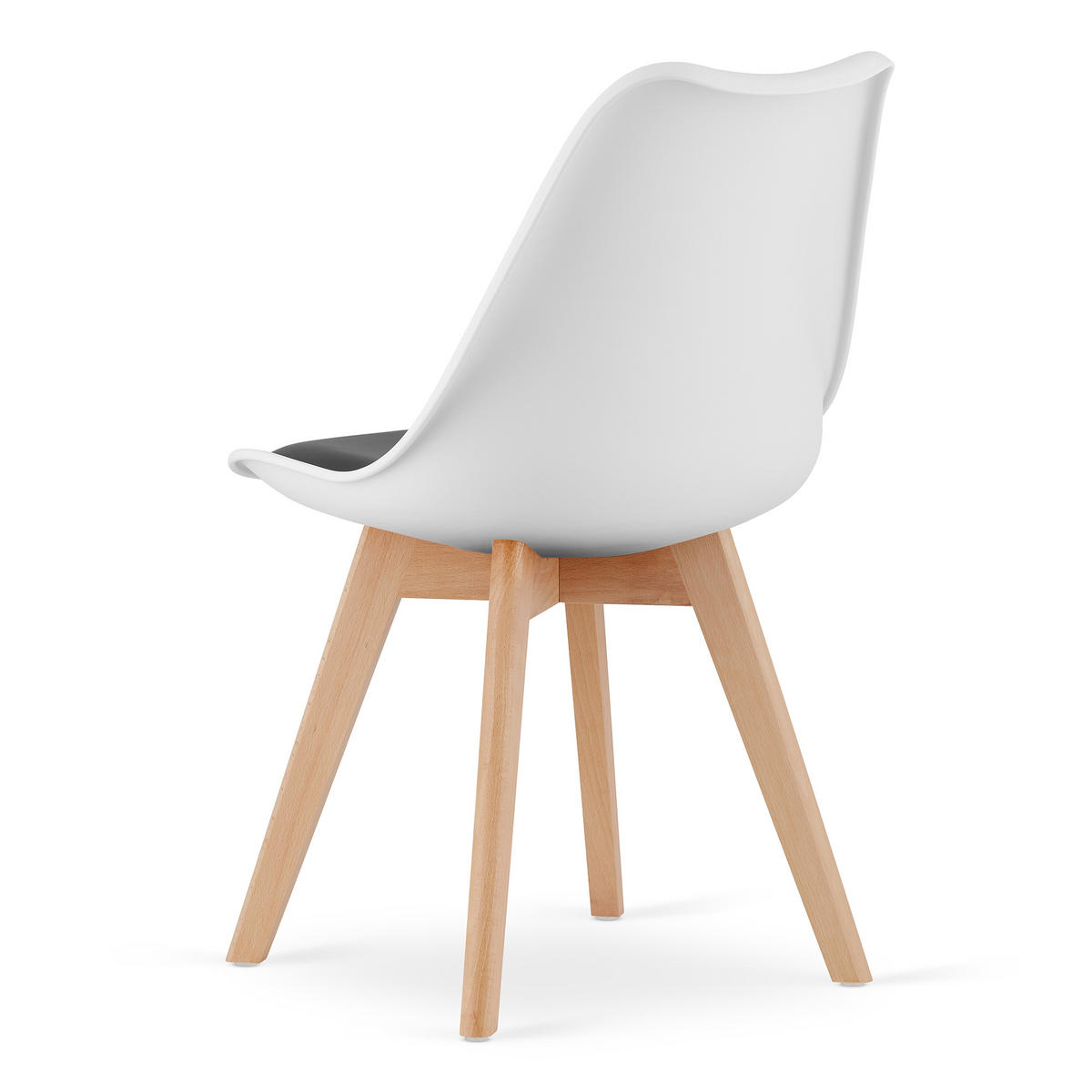 ESSZIMMERSTUHL Lars - Hellbraun/Schwarz, Holz/Textil (49/82/49cm) - Home Collective