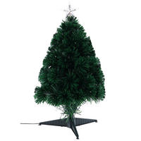 WEIHNACHTSBAUM Lichtfaser 60 cm - Grün, Kunststoff (28/60cm) - Home Styling Collection