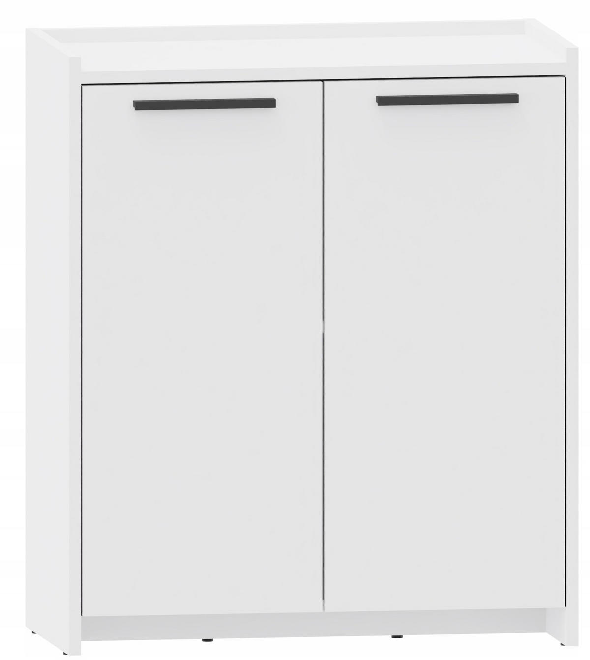 KOMMODE ALTIVO COM 70 2D Weiß 68,8/35,9/80,6 cm - Weiß, Holzwerkstoff (68.8/80.6/35.9cm) - Matkam Möbel