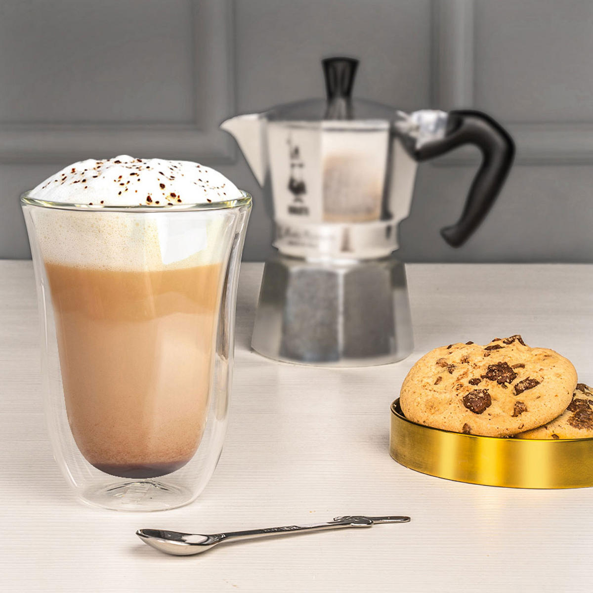 GLASEINSATZ für French Press Kannen 1 L - Transparent, Glas - Bialetti