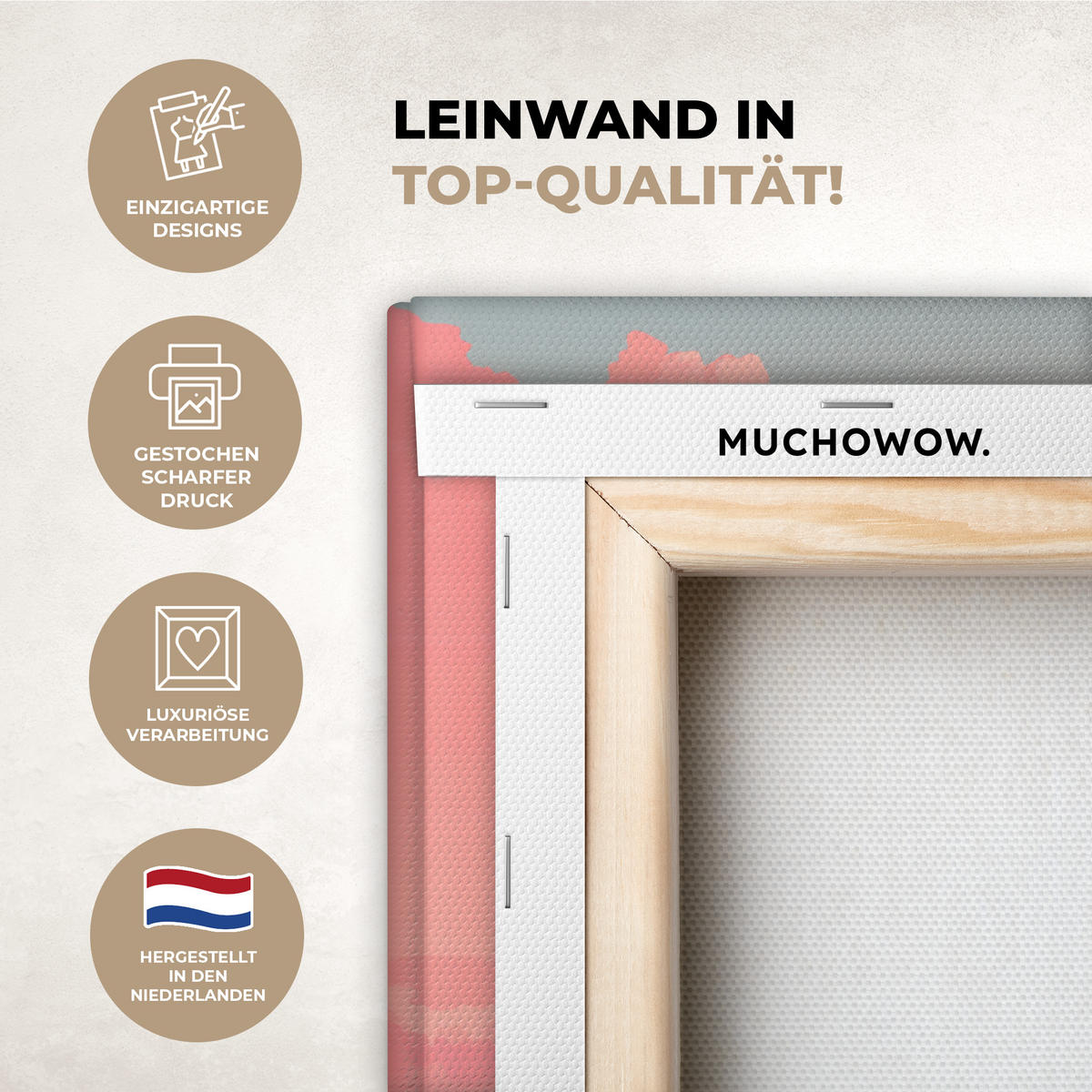 LEINWANDBILD Segelboot - Rosa Meer - Sonnenuntergang - Berge Room Decor 30x40 cm - Rosa, Textil (30/40cm) - MuchoWow