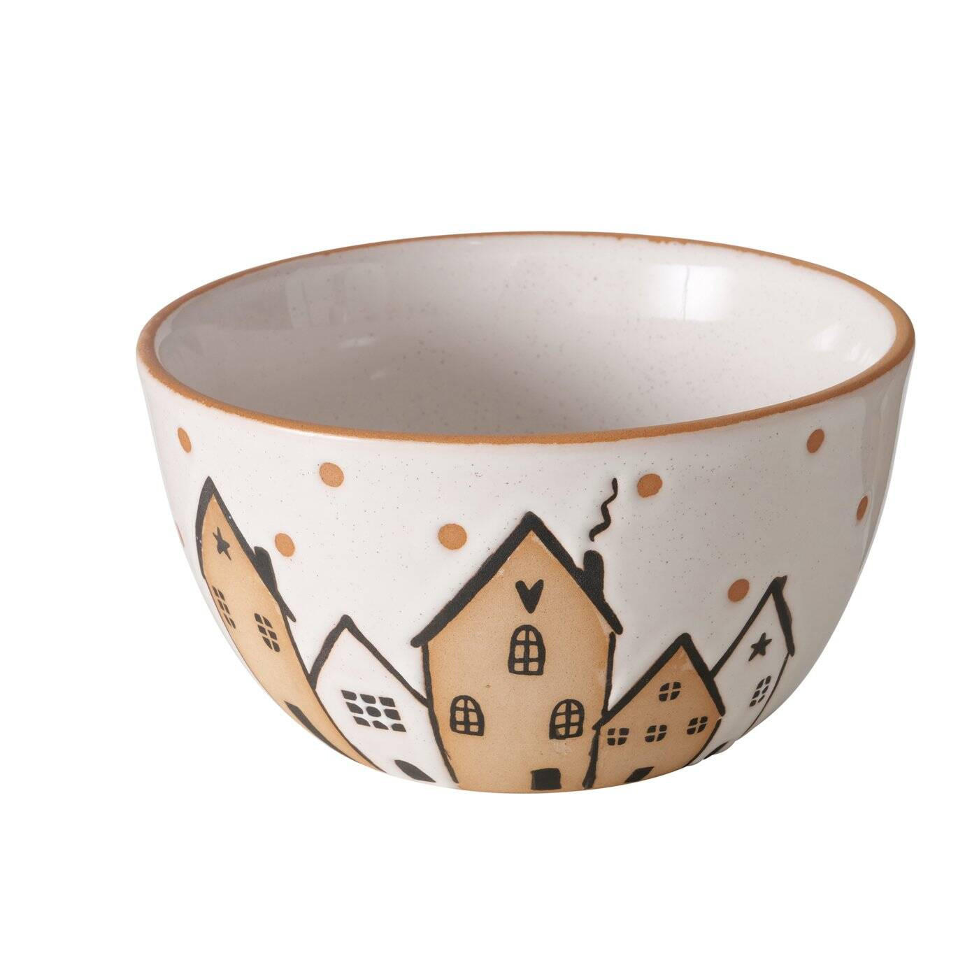 KERAMIKSCHALE Inken Ø15 cm - Multicolor, Keramik (15.5/8.5cm) - Boltze Home