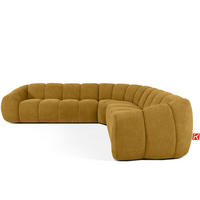 ECKSOFA RECHTS/LINKS FLAVA, Honigfarben - Honig, Holz/Holzwerkstoff (310/310cm) - KONSIMO®