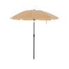 SONNENSCHIRM FÜR STRAND KNICKBAR - Beige, Textil (200/200cm) - Hansiro