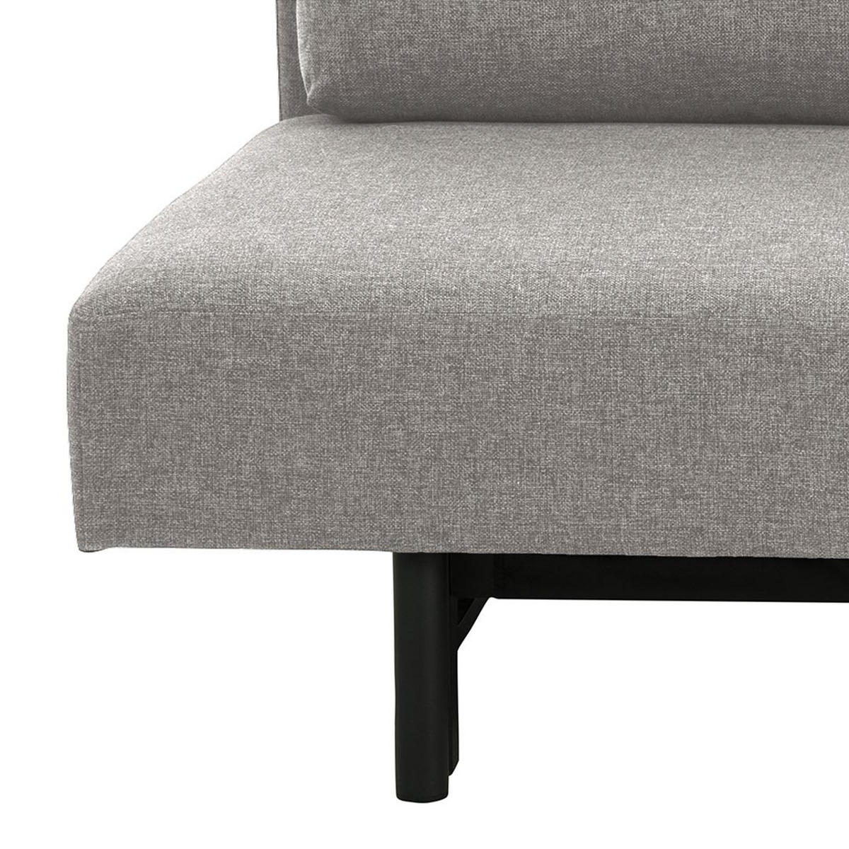 BÄDDSOFFA i grå, ekfärgad  - grå/ekfärgad, Design, metall/trä (200/83/105cm) - Best Price