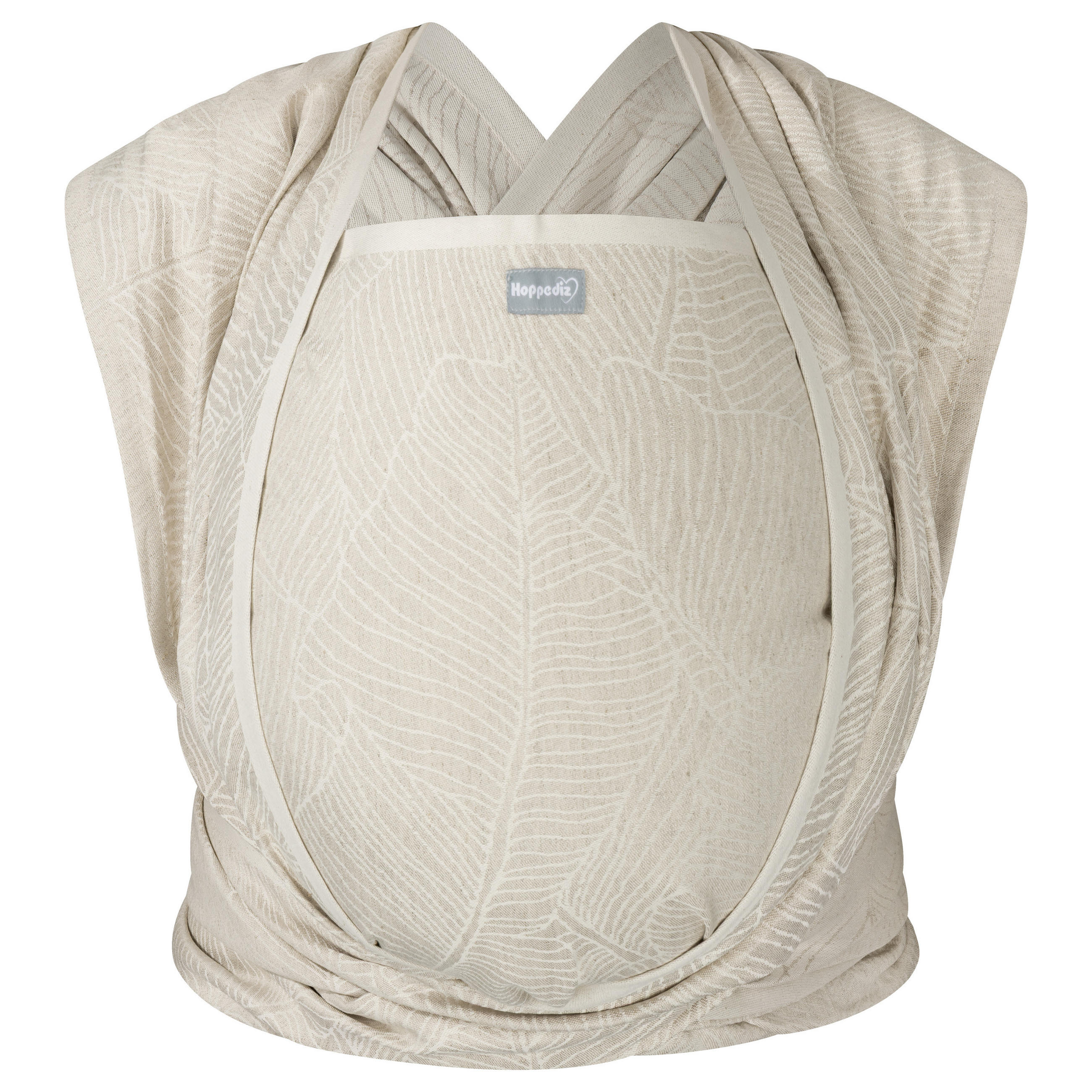 BABYTRAGETUCH Gewebtes Tragetuch kbA - Sandfarben/Creme, Textil (70/0.1/460cm) - Hoppediz