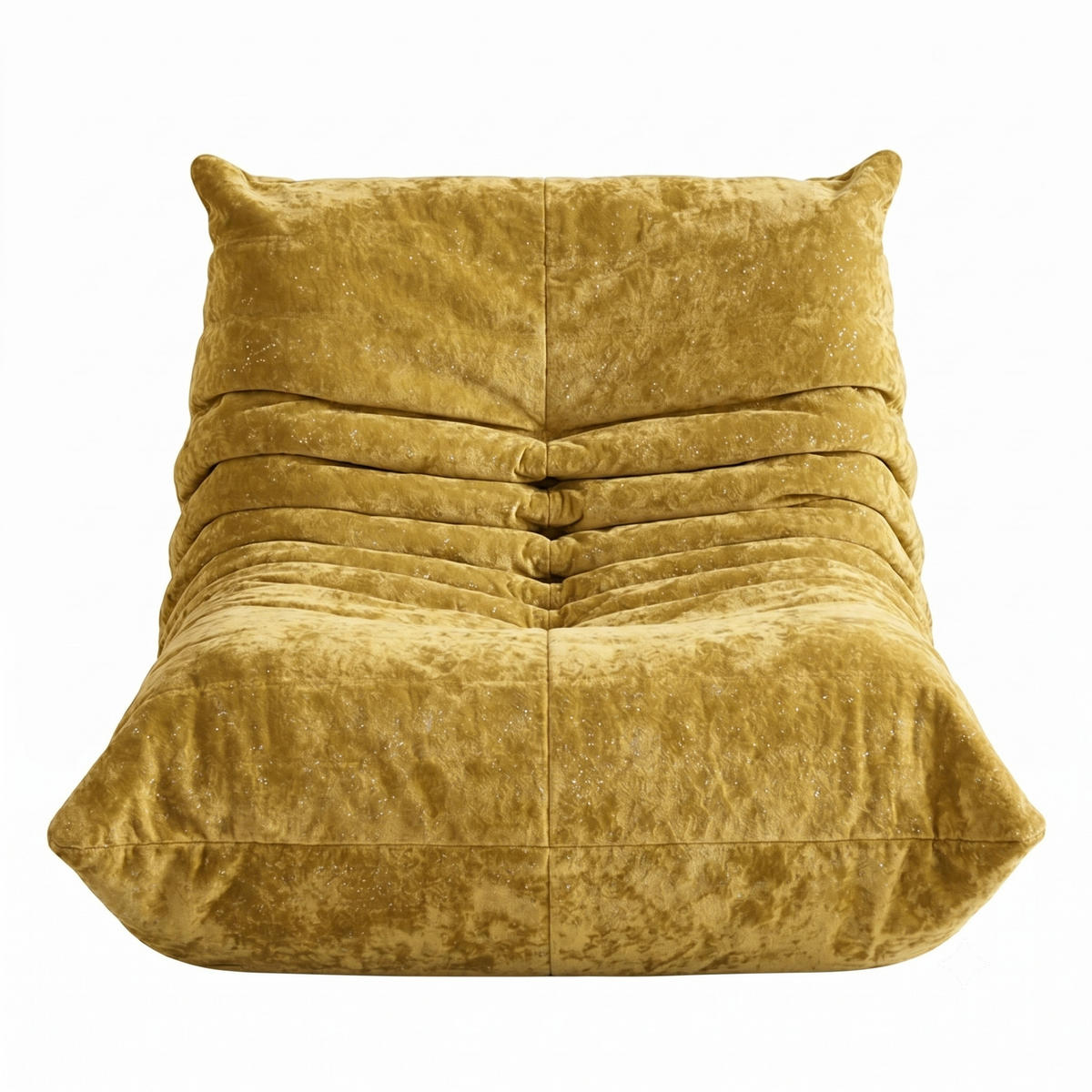 PAT SINGLE industrial cu tăblie de depozitare în nuc și aspect lemn negru - galben, material textil (90/80/100cm) - Urban Meuble