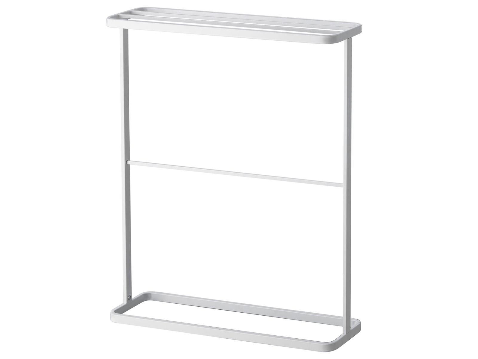 HANDTUCHSTÄNDER Tower weiß 65/75/15 cm - Weiß, Metall (15/75/65cm) - Yamazaki