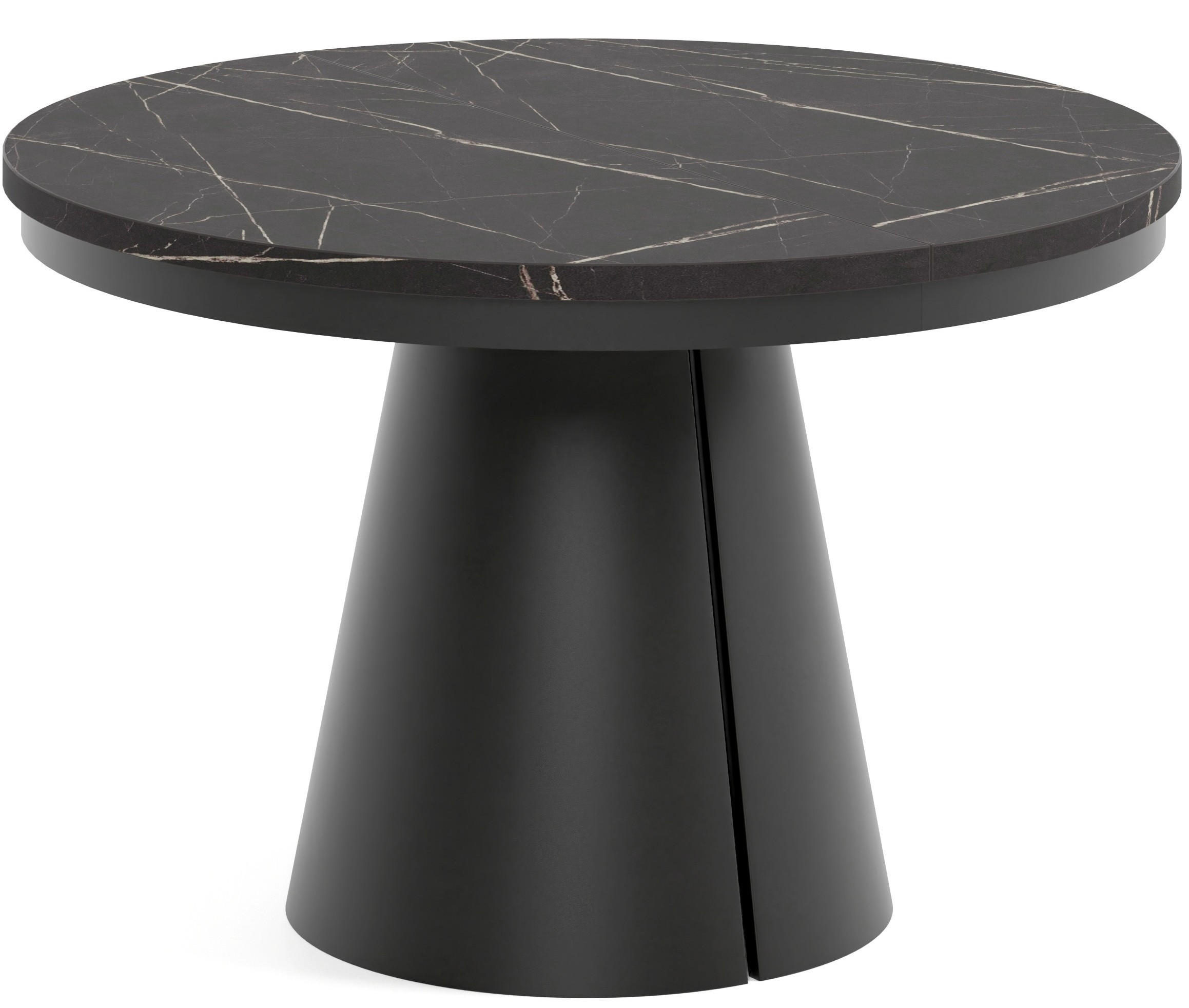 TISCH Schwarz ALMA Ausziehbar 120/196 cm - Schwarz, Holzwerkstoff (2/120/76cm) - Sepro Meble