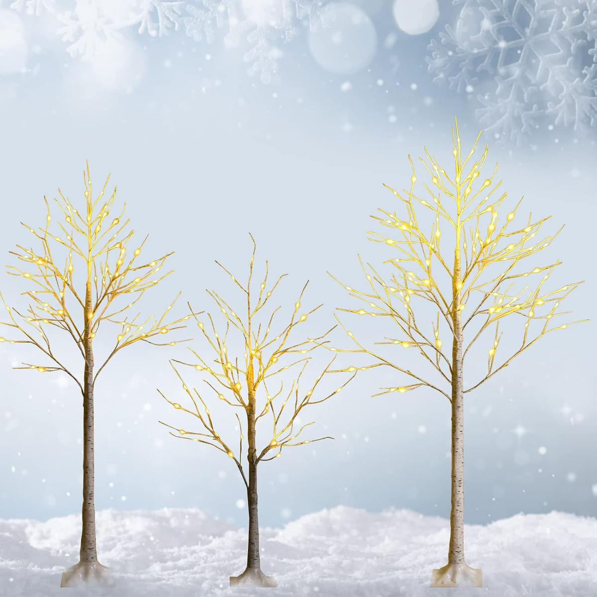 WEIHNACHTSBAUM Künstlicher Weiß - Weiß, Kunststoff (120cm) - COSTWAY