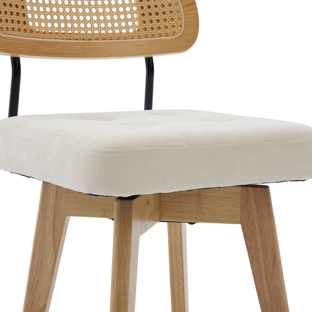 ESSZIMMERSTUHL 2er-Set, Chenille, Beige - Beige, Textil (50/77/43cm)