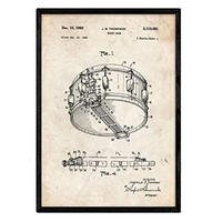 POSTER Drum Patent A3 Rahmenlos - Klar, Papier (29.7/5/42cm) - Nacnic
