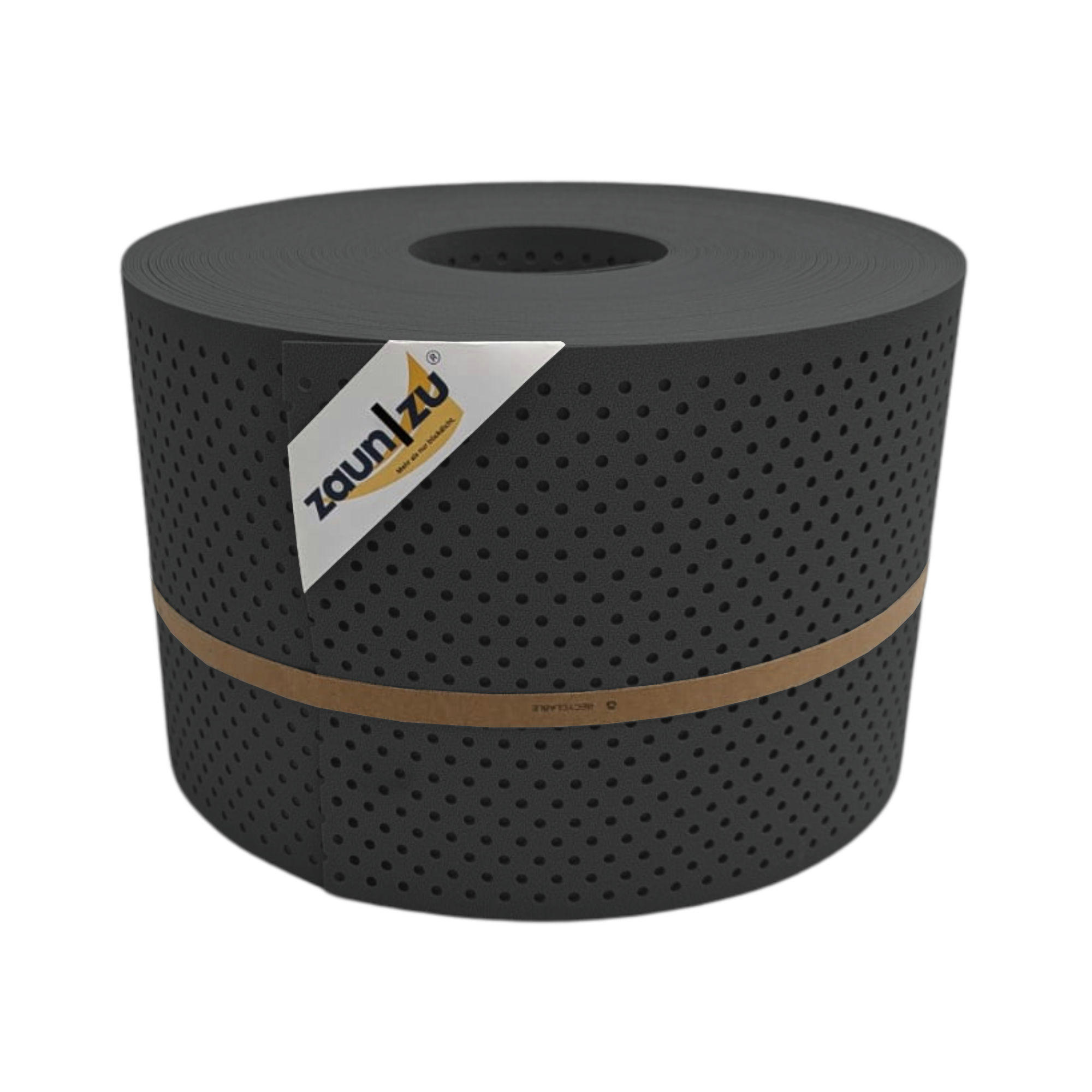 SICHTSCHUTZSTREIFEN PP Premium Gelocht 15 Prozent Streifen Anthrazit 50m - Anthrazit, Kunststoff (5000/19cm) - ZAUN|ZU