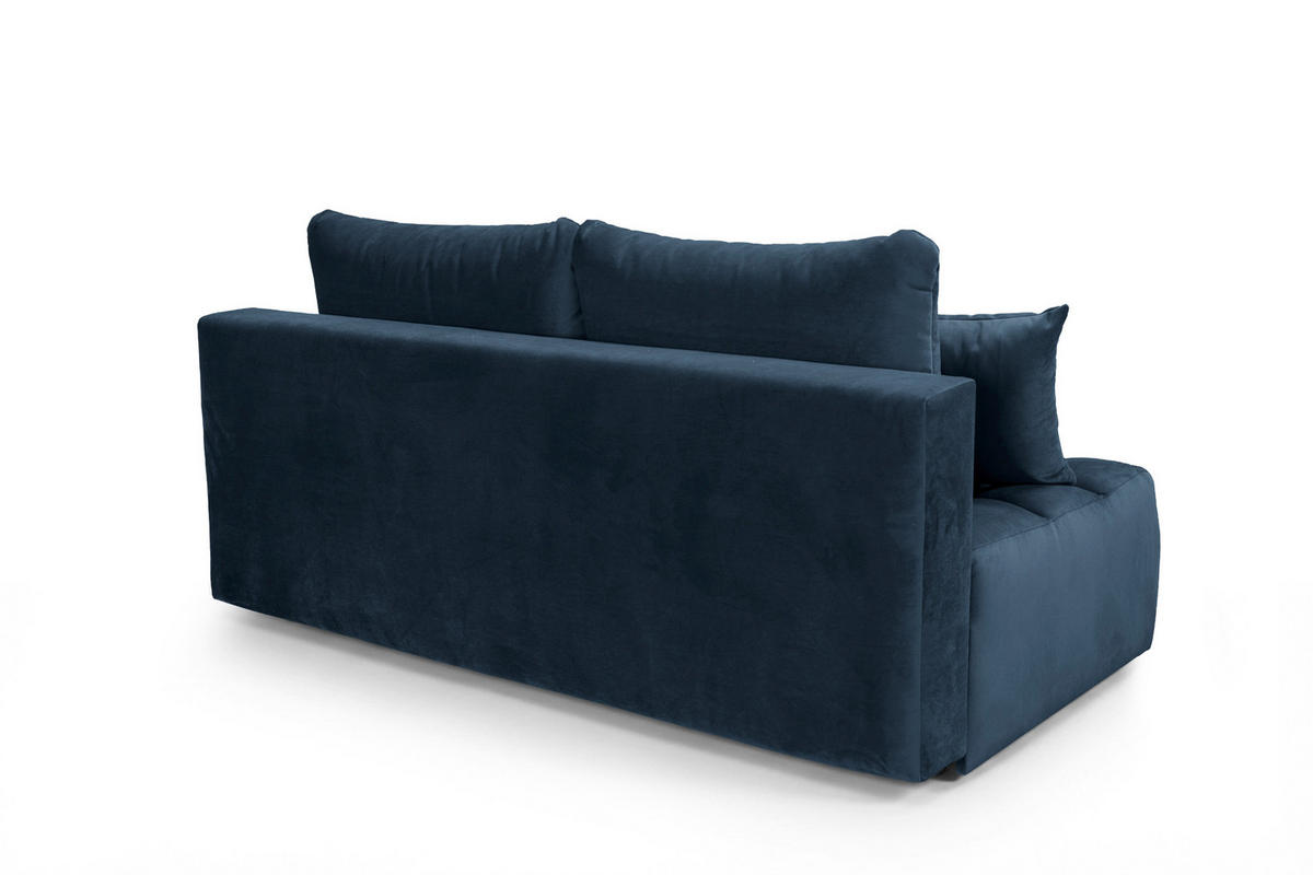 SOFA 200 cm in Marineblau - Dunkelblau, Textil (200/92/115cm) - Home Collective