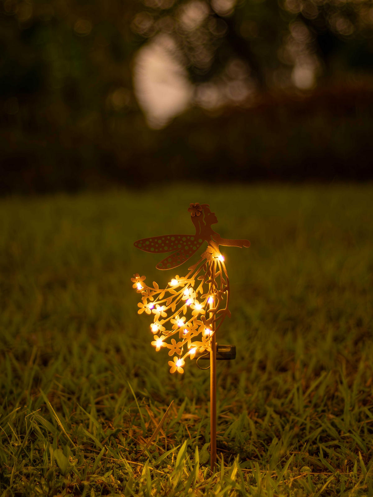 LED-SOLAR-GARTENSTECKER - mit Dämmerungssensor und wetterfestem Design für stilvolle Außenbeleuchtung, 1er-Set - Weiß, Kunststoff (3/17/50cm) - Northpoint