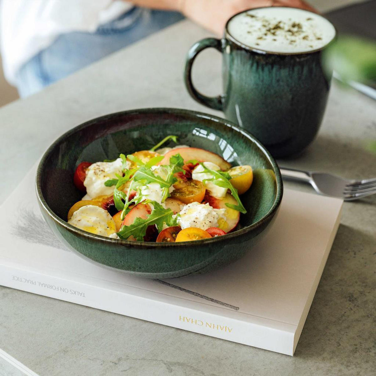 EINSTEIGER-SET Lave Vert 8er Set - Grün, Keramik (1/1/1cm) - like.Villeroy & Boch