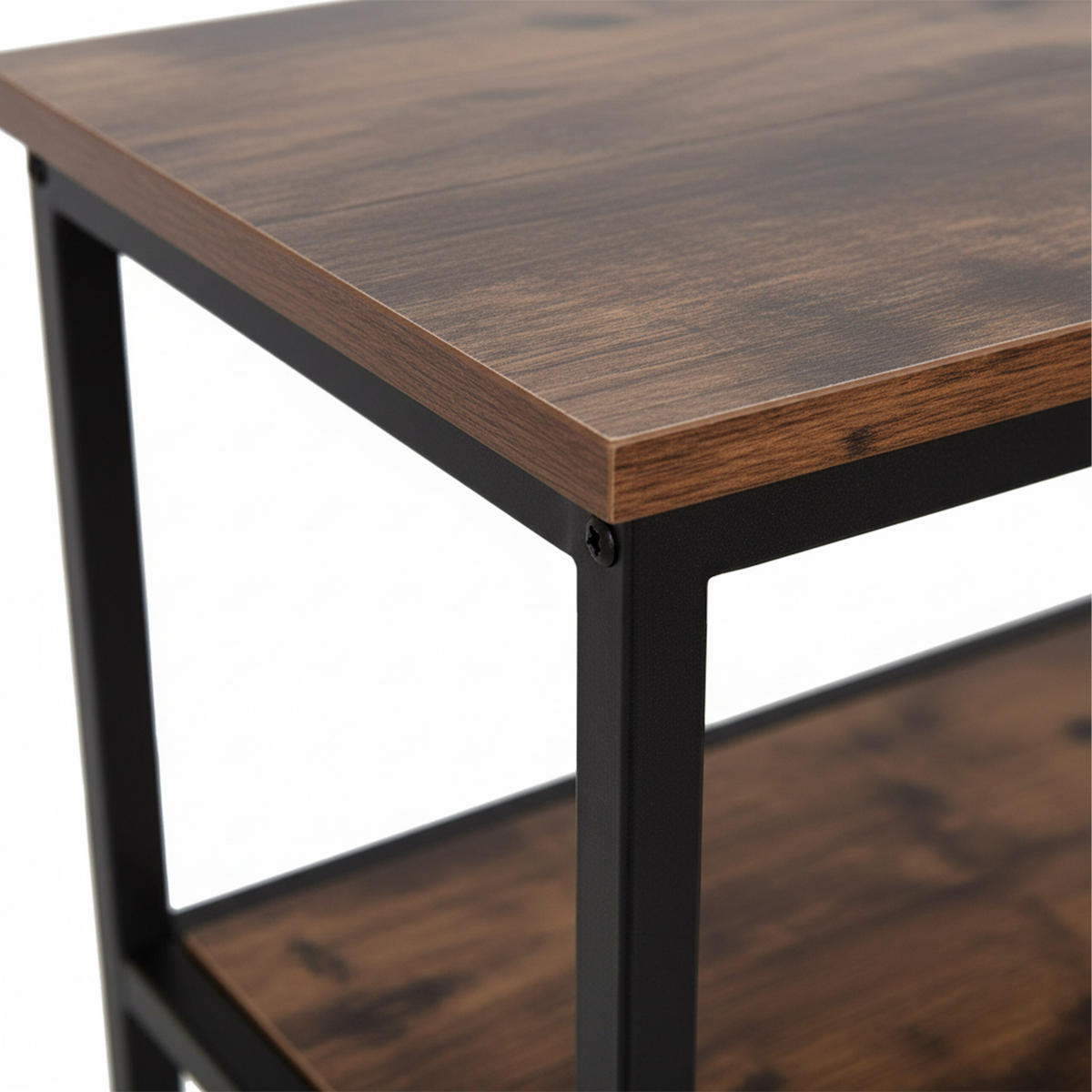 KONSOLENTISCH - Braun, Holzwerkstoff/Metall (20/120/80cm) - Relaxdays