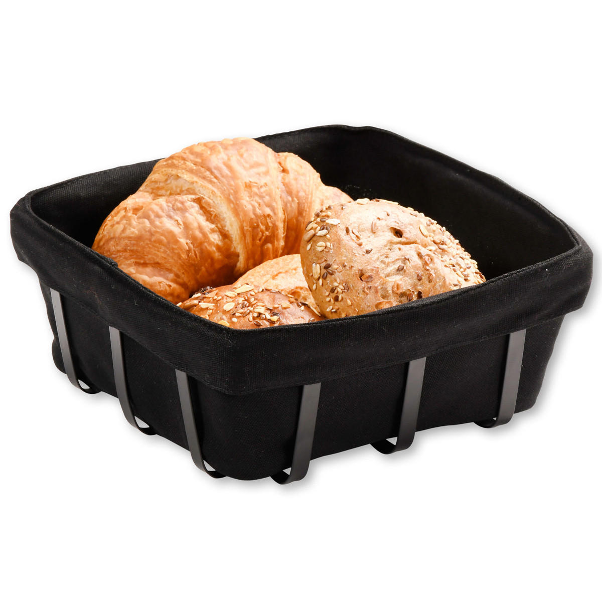 BROTKORB 22/22/9 cm - Schwarz, Metall (22/9/22cm) - Kesper