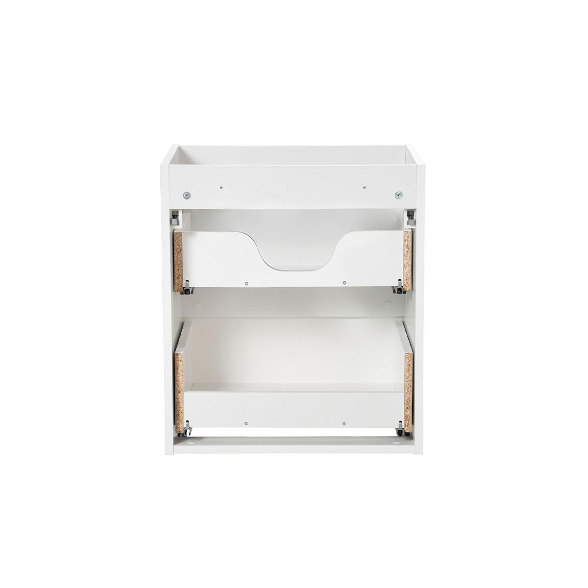 Thumbnail - Petits-meubles Waschtischunterschrank, Weiß, Holzwerkstoff, 50.4x59x40 cm, Badezimmer, Badezimmerschränke, Bad Unterschr...