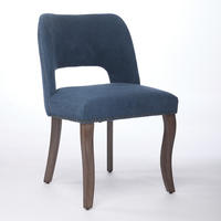 ESSZIMMERSTUHL 2er-Set mit Stoffbezug, Blau - Blau, Textil (58/82.5/51cm)