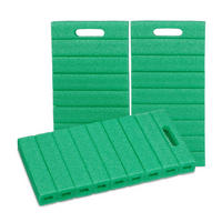 3xKNIEKISSEN - Grün, Kunststoff (39.5/20cm) - Relaxdays