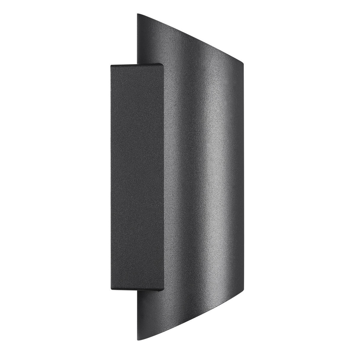 WANDLEUCHTE Nico - Schwarz - 7.7/23.5 cm - Schwarz, Kunststoff (7.7/23.5/23.5cm) - Nordlux