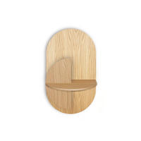 NACHTTISCH SLIM ALBA mit versteckter Aufbewahrung - Eichefarben, Holz (35/62/28.5cm) - Woodendot