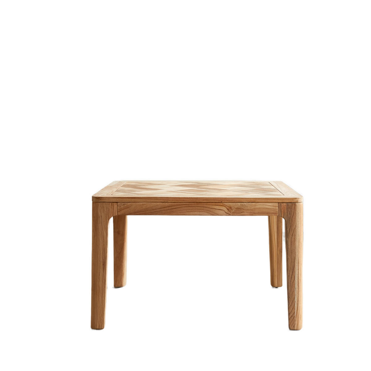 TISCH Ruth Natur aus Teak - Naturfarben, Holz (120/120/75cm) - Tikamoon