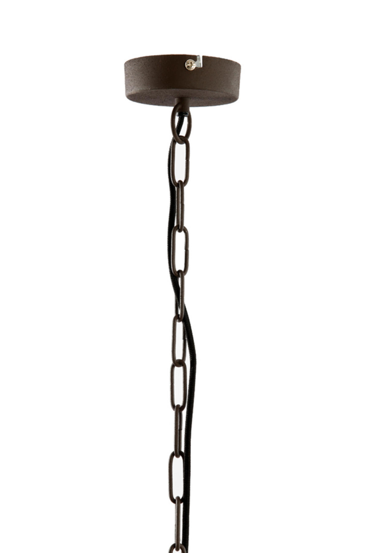 HÄNGELAMPE Bahoto Braun Ø51/20 cm - Braun, Metall (51/51/20cm) - Light & Living