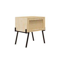 NACHTTISCH Naive Eiche 51/48/34 cm - Eichefarben, Holzwerkstoff (48/51/34cm) - Decortie