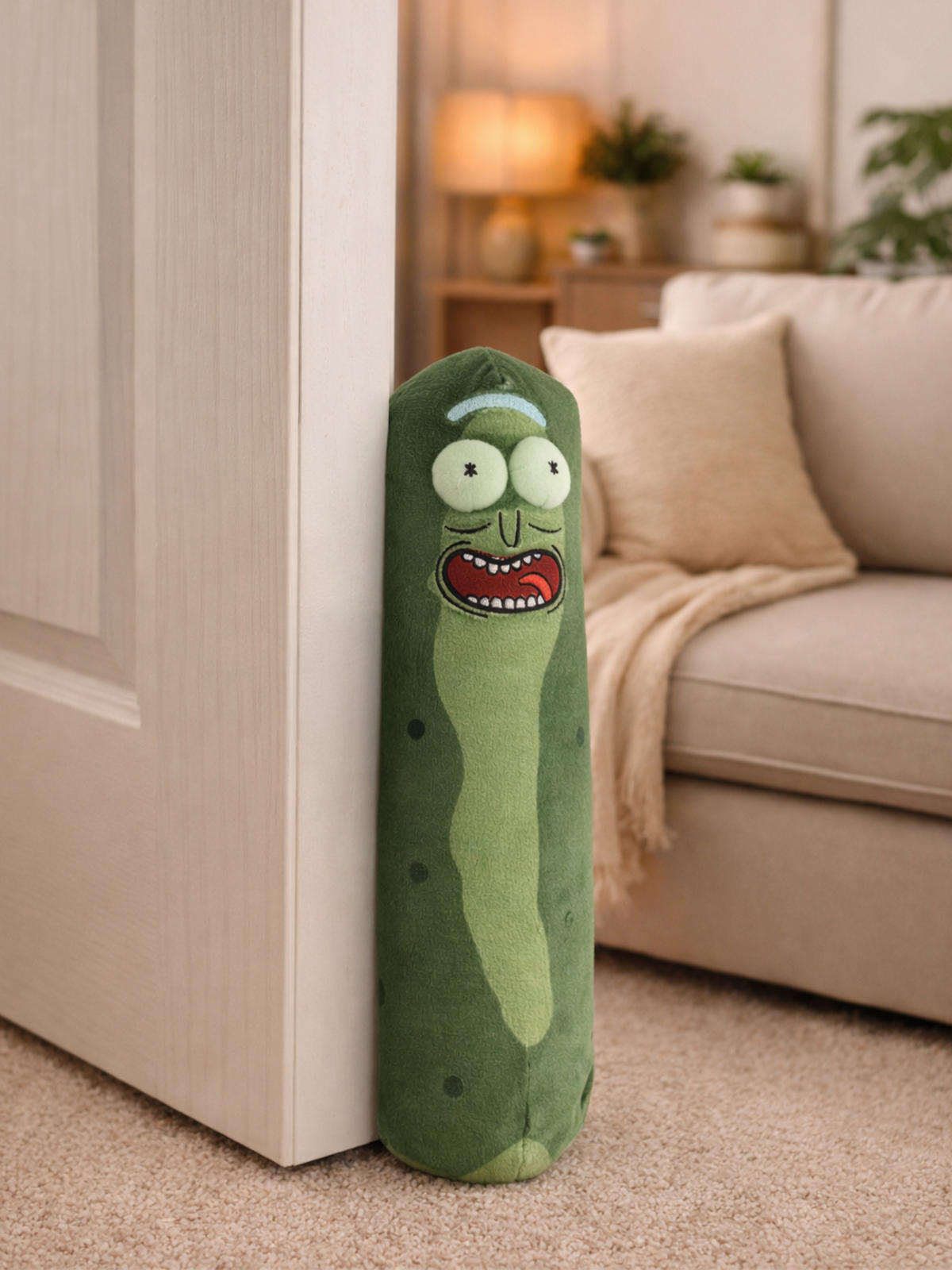 ZIERKISSEN Rick and Morty Grün 28 x 8 cm - Grün, Textil (8/28cm) - United Labels