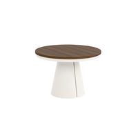 ESSTISCH CALMA Bis - Kaschmir/Beige, Holzwerkstoff/Metall (120/120/76cm) - Meblini