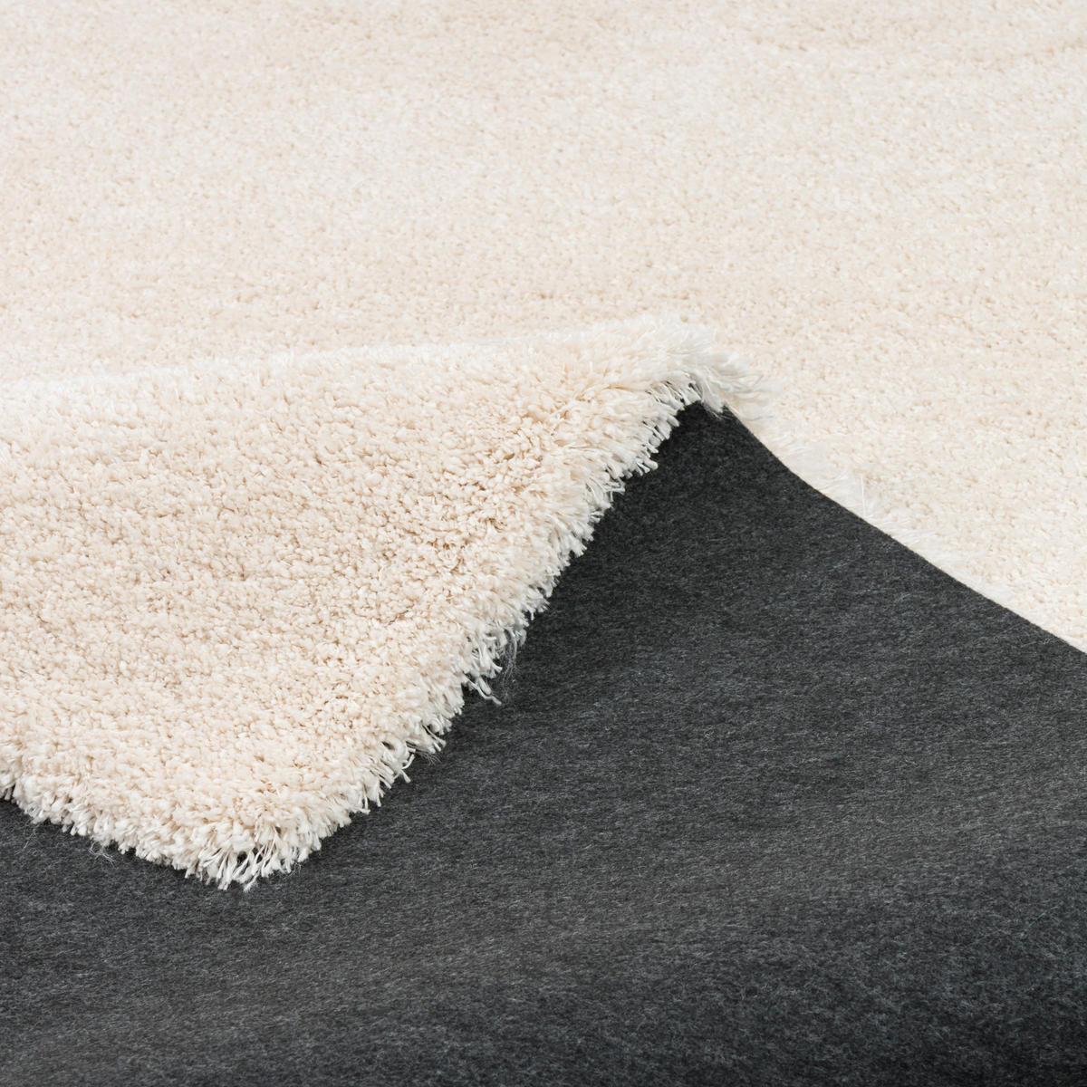 LUXUS HOCHFLOR SHAGGY TEPPICH DREAM - Beige, Textil (140/200cm) - Snapstyle