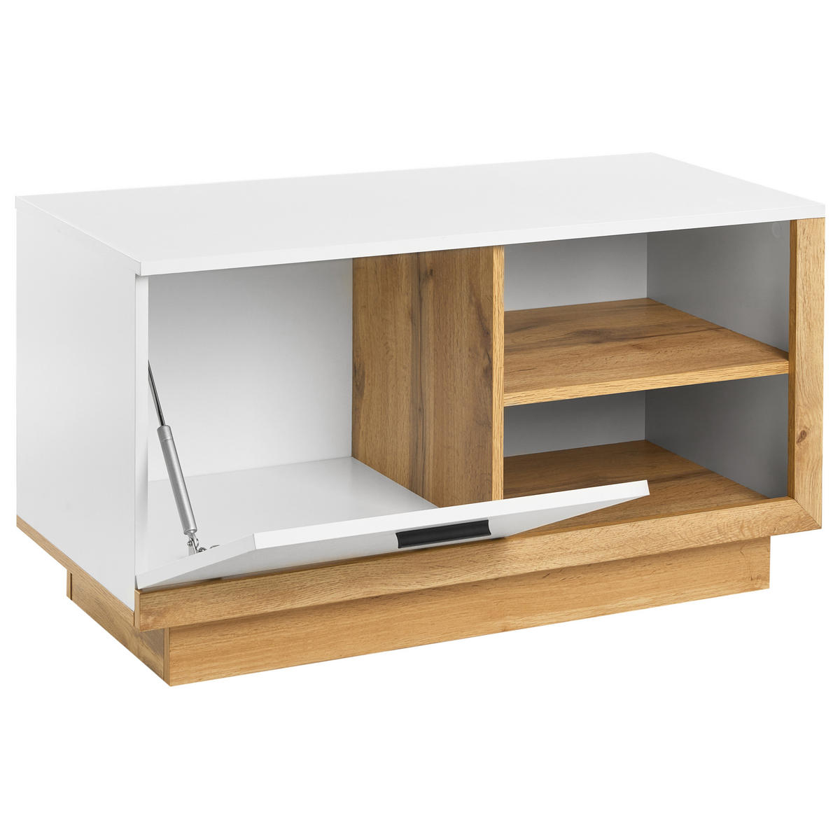 SET HOL alb Corowa - maro/alb, compozit lemnos (90/53/40cm) - Beliani
