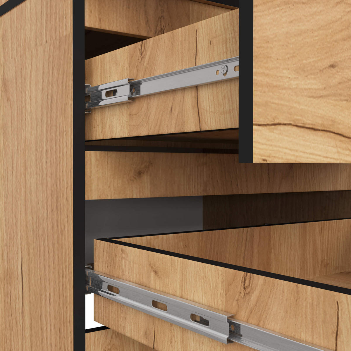 SKRIŇA NA OBLECENIE - dub San Remo, kompozitné drevo (60/180/51cm) - RAUMHIRSCH FURNITURE