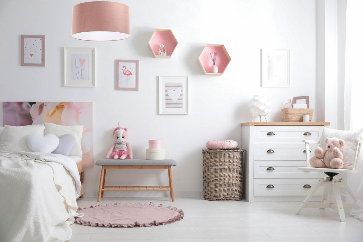HÄNGELEUCHTE Rosa 40/20 cm - Pink/Weiß, Kunststoff (40/0.6/20cm) - ONZENO