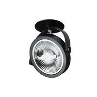 DECKENLEUCHTE KELLY LED Dimmbar Halb Schwarz 12 W - Schwarz, Metall (137/137/145cm) - Rendl