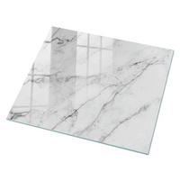 GLASPLATTE 80x60 cm – Marmorstruktur - Braun, Glas (0.4/80/60cm) - ArtPrintCave