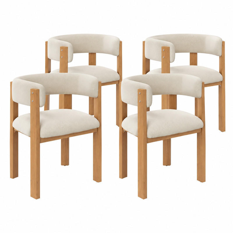 Meubliv Esszimmerstuhl Beige 44x72.5x54.6 cm