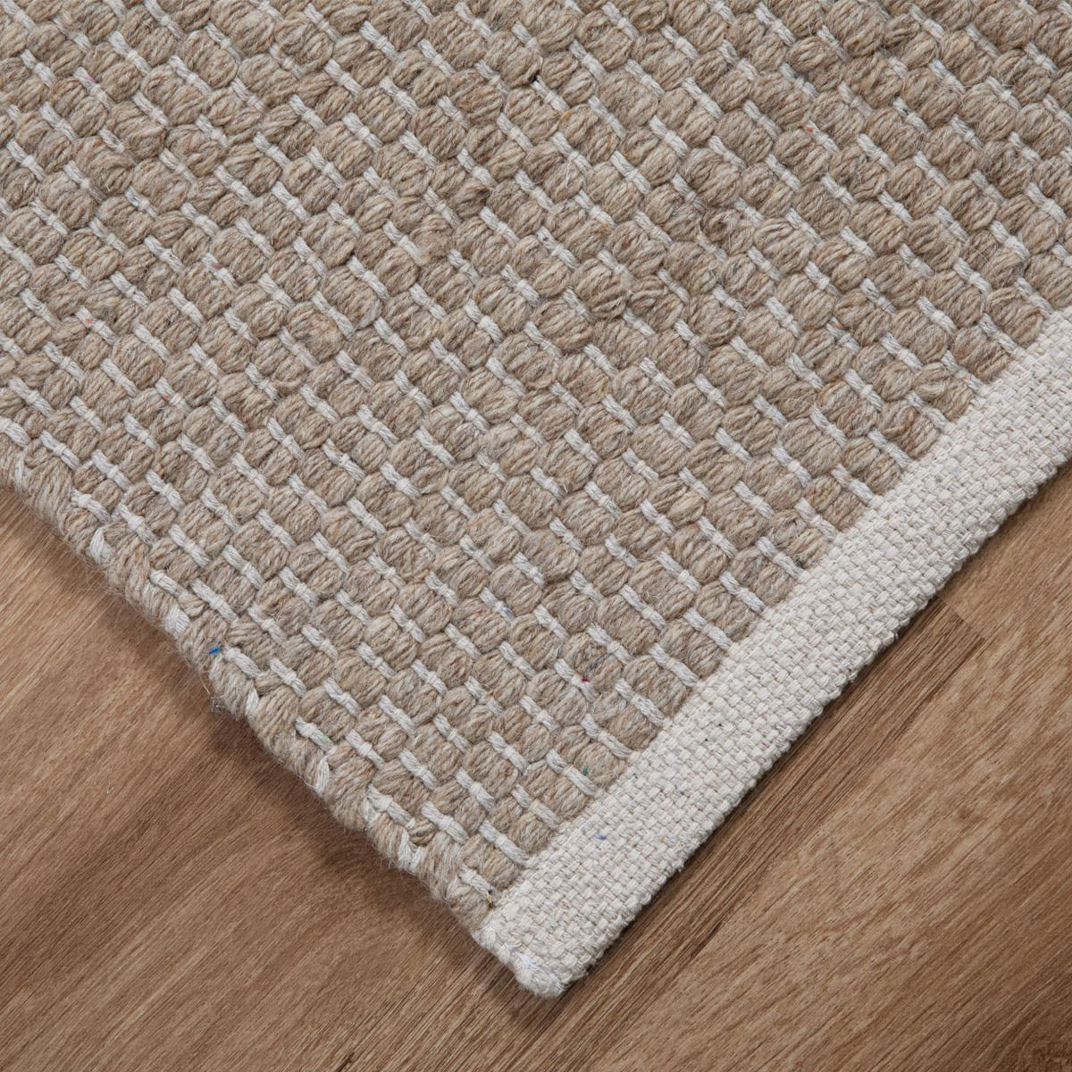 HANDWEB Teppich Amsterdam 250/350 cm - Sandfarben, Naturmaterialien (250/350cm) - Steffensmeier