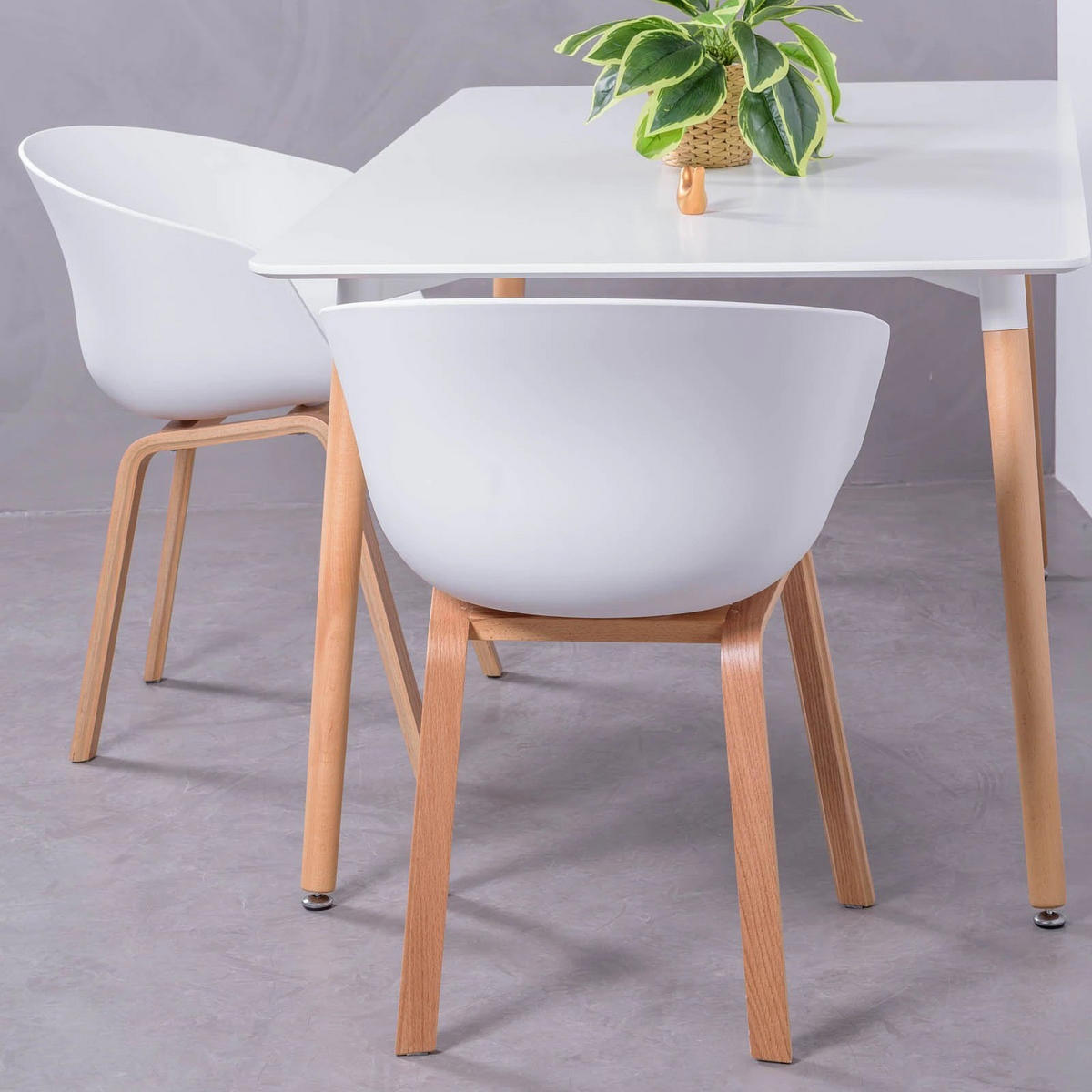 STUHL Kunststoff Weiß - Weiß, Kunststoff (57/78/50cm) - Nest Dream