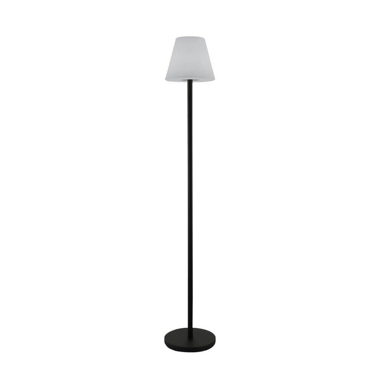 SOLARLAMPE CLARA - Weiß, RGB-Farben, Stehlampe - Weiß, Kunststoff/Metall (25/25/146.5cm) - Home Deluxe