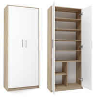 ŠATNÍ SKŘÍŇ OLIV - bílá/Sonoma dub, kompozitní dřevo (74/180/35cm) - RAUMHIRSCH FURNITURE