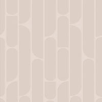 VLIESTAPETE Geo Retro - Beige, Papier/Kunststoff (52/1000cm) - Sublime