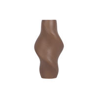 VASE Paris Twisted Large - Braun - 28,5 cm - Braun, Stein (28cm) - Present Time