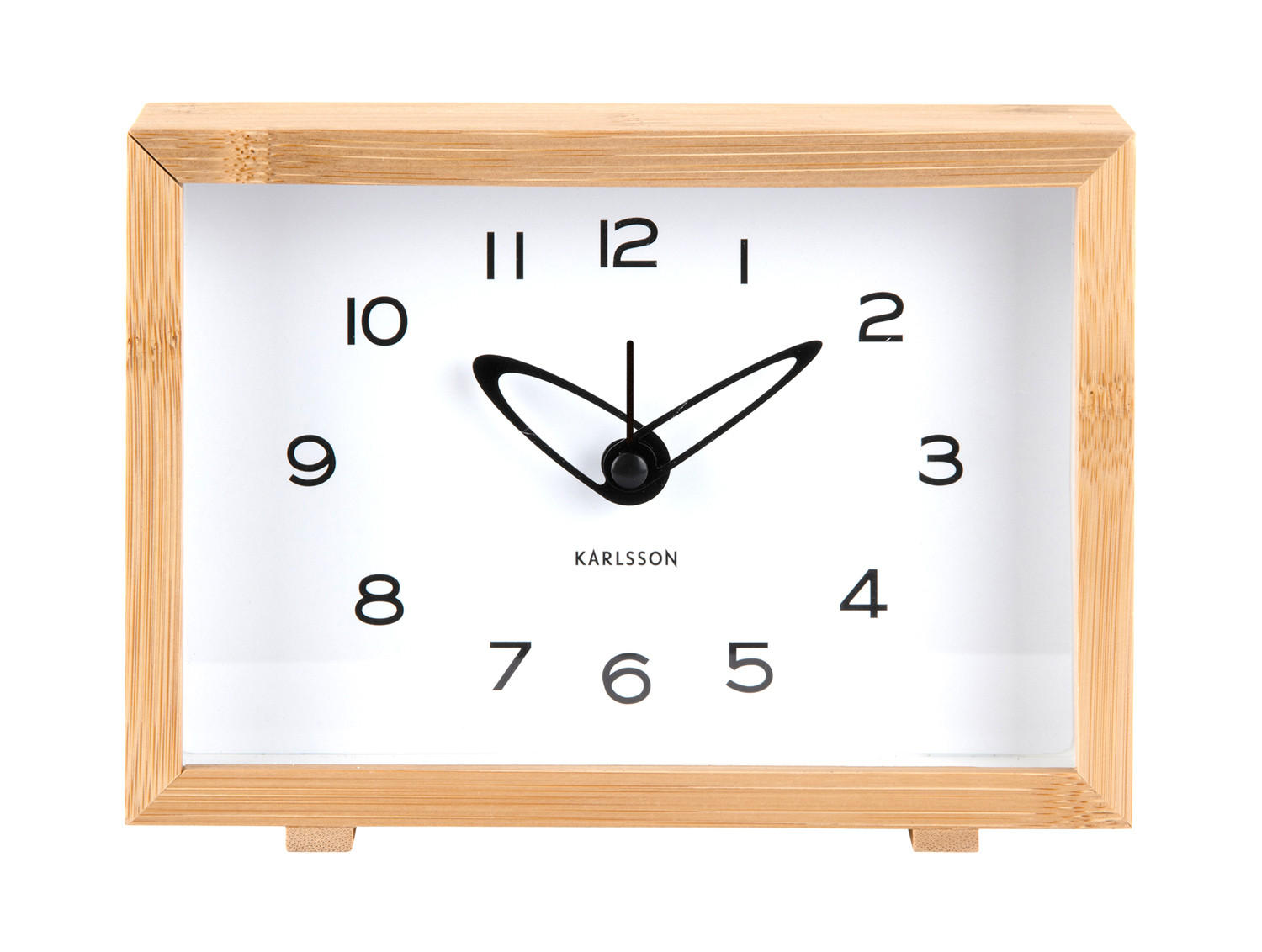 WECKER Tipico Weiß 19/19/13.8 cm - Weiß, Naturmaterialien (19/13.8/19cm) - Karlsson