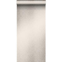 TAPETE Schlangenhaut-Motiv 53 cm x 10.05 m - Beige, Papier (53/1000cm) - Origin Wallcoverings