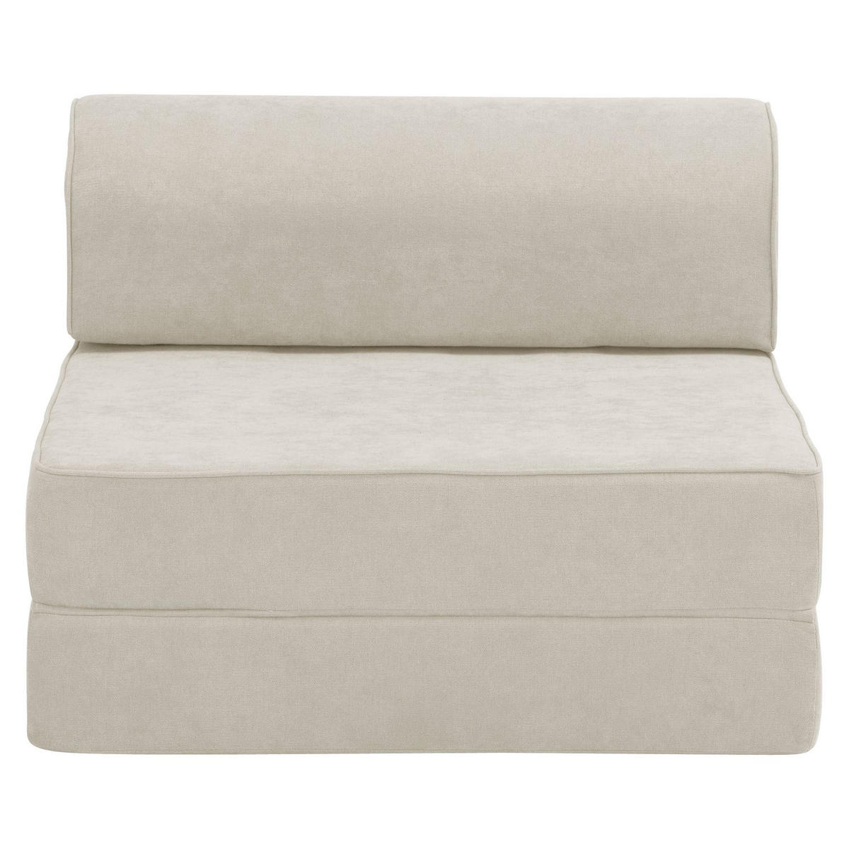 FALTSESSEL Katusha Flachgewebe beige - Beige, Kunststoff (80/57/80cm) - 58aufmkessel